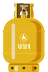 technische Gase Argon