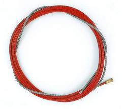 Drahtspirale rot für Draht ø 1,0 - 1,2 mm , 3,4 m lang