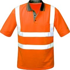 Warnschutz-Poloshirt, orange