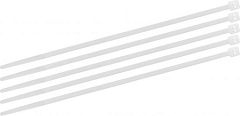 Kabelbinder, 300 x 4,7 mm, a' 100 Stück, weiß   