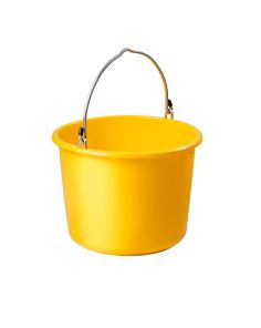 Baueimer, gelb, 12 ltr.