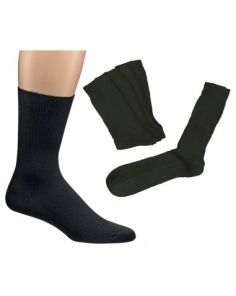 Baumwollsocken, Feinstrick schwarz