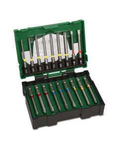 Bit-Set, 18 teilig in einer Box, lange Bits (Hikoki) 