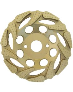 Diamant-Schleiftopf ø 125 mm, gold "BU-P"