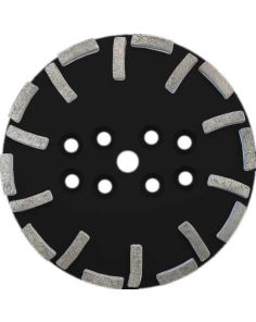 Diamant-Schleiftopf ø 250 mm, rund, Abrasiv, schwarz