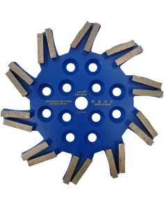 Diamant-Schleiftopf ø 250 mm, Sternsegmente, blau