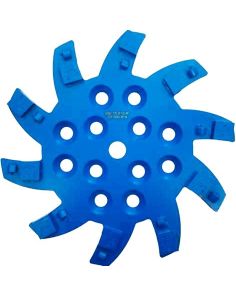 Diamant-Schleiftopf ø 250 mm, Sternsegmente mit PKD, blau