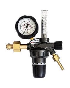 Druckminderer einstufig Argon/ CO2 30l/min mit Flowmeter, "Pro Control"