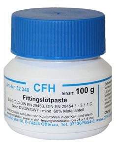 Fittingslotpaste S-Sn97Cu 3 , Dose a 250 Gramm