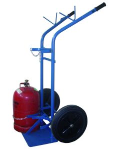 Flaschenwagen für 2 Flaschen 50 ltr. / 33 kg, luftbereift