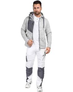 Fleece-Strickjacke "Leibwächter", 250g/m²