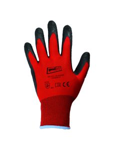 Handschuhe     "Black Grip" schwarz/rot 
