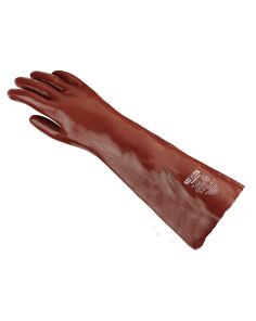 Handschuhe "PVC", rotbraun, 600 mm