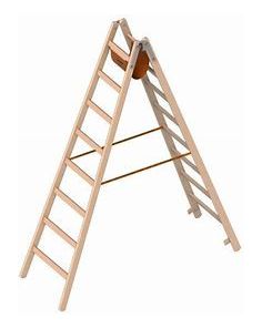Holzleiter  "Sprossen", 8 Sprossen