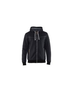 Kapuzen-Sweat-Jacke "Bläkläder" 430 g/m², schwarz