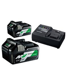 Ladegerät & 2 x Akkus (8,0 / 4,0 Ah) MultiVolt
