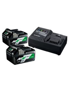 Ladegerät & 2x Akkus (5,0 / 2,5Ah) MultiVolt