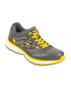 S1P-Halbschuh "TEXXOR", grau/gelb    