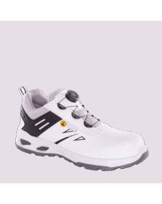 S3-Halbschuh "Fast White", weiß, Mikrofaser 