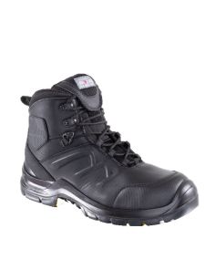 S3-Schnürstiefel "Ergo Bau", Rindleder, schwarz 