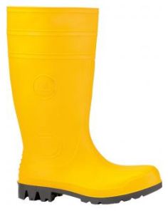 S5-PVC-Stiefel, gelb