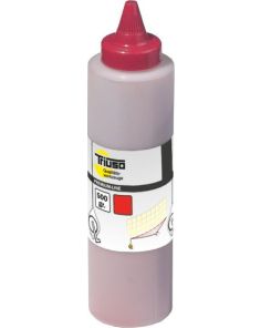 Schlagschnur-Puder, rot, 500 g, Schraubflasche    
