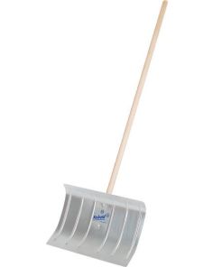 Schneeschieber mit Stiel, 50 cm breit, Alu