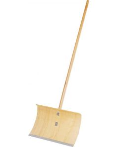 Schneeschieber mit Stiel, 50 cm breit, Holz
