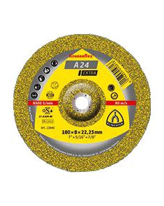 Schruppscheibe Stahl & Edelstahl ø 180 x 6,0 x 22,2 mm  "A24 extra"     