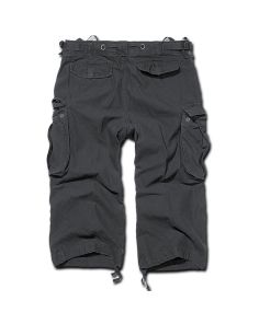 Shorts "Brandit", 3/4 lang, schwarz