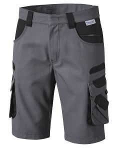 Shorts "Pionier" 285g/m², grau & weiß