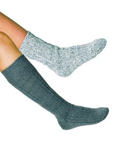 Socken-Winter, "Skandinavia" Grobstrick grau