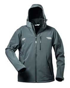 Softshell-Jacke "Elysee", grau, reflektierend