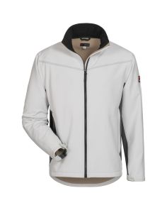 Softshell-Jacke "Laurin" weiß/grau 