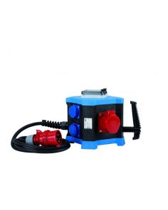 Steckdosenverteiler-Station- mit RCD 4x230 Volt / 2x16A