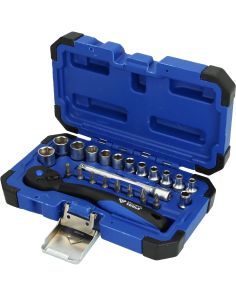 Steckschlüsselsatz, 1/4", 23-teilig