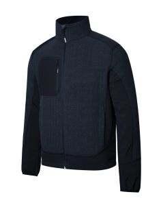 Strickjacke "Bregenz" grau/schwarz