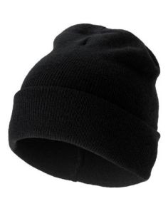 Strickmütze, Fleece-Futter, einfarbig
