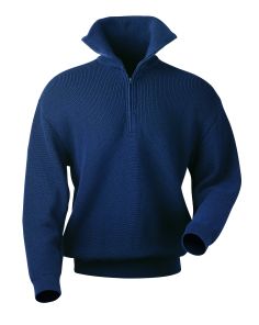 Troyer "Hummel", blau, 50% Schurwolle