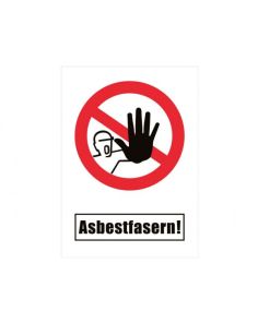 Warnschild "Achtung Asbest..."  50 x 70  cm