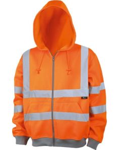 Warnschutz-Sweatjacke, orange
