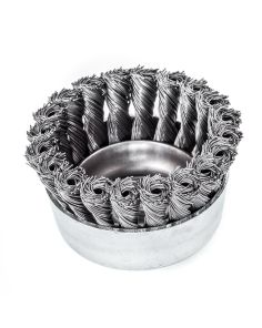 Zopf-Topf-Flächen-Reinigungsbürste M14 ø 85 mm, Stahldraht