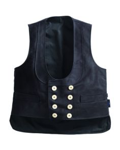 Zunftweste, "Pionier", schwarz  530g/m²