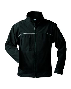Softshell-Jacke "Alpha" schwarz