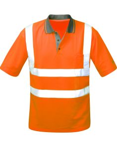 Warnschutz-Poloshirt, orange
