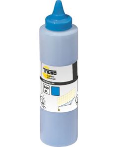 Schlagschnur-Puder, blau, 500 g, Schraubflasche