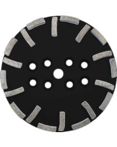 Diamant-Schleiftopf ø 250 mm, rund, Abrasiv, schwarz