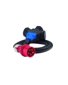 Drehstrom-Adapterkabel 16 A auf 230 Volt