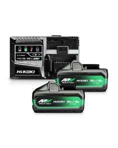 Ladegerät & 2 x Akkus (8,0 / 4,0 Ah) MultiVolt