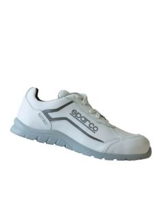 S3-Halbschuh "Sparco white" Rindleder
